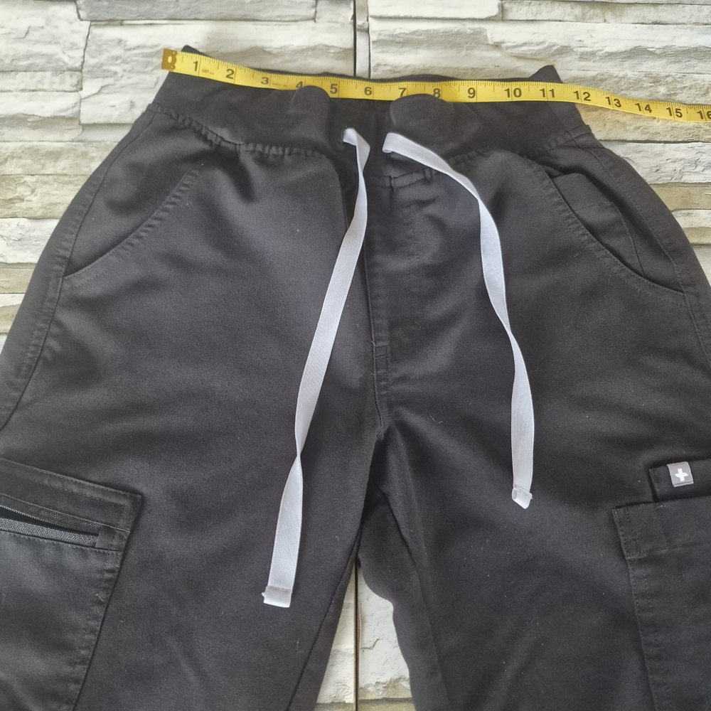​FIGS HW Yola High Waisted Cargo Scrub Pants Women's Black XS Regular - Picture 5 of 13